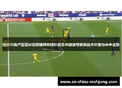 恰尔汗奥卢亚冠状态回暖释放球队复苏关键信号解读战术价值与未来走势